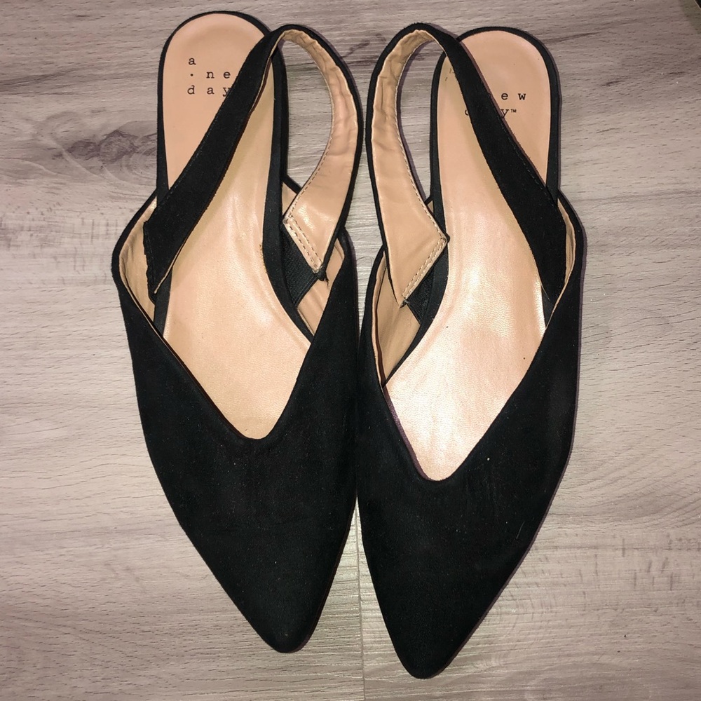 Almond toed flats